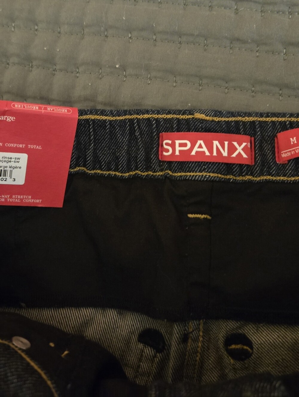 SPANXsupersmooth Authentic 360 Dark Indigo Lightweight Super Wide-Leg Jeans - Picture 6 of 7